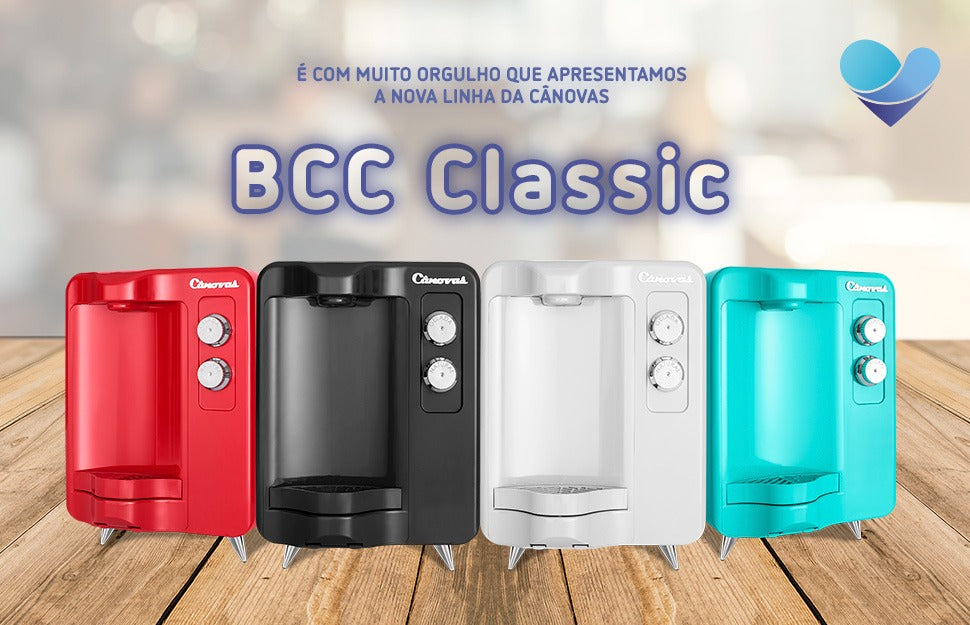 Purificador de água residencial: lançamento da linha BCC Classic Retrô