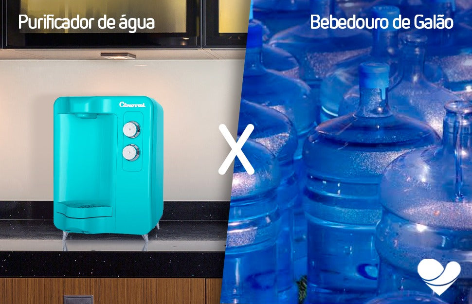 Purificador de água e bebedouro de galão. Entenda as diferenças!