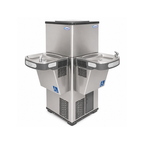Bebedouro Acessível Cânovas LIFE 300 • INOX • 2 Torneiras Jato