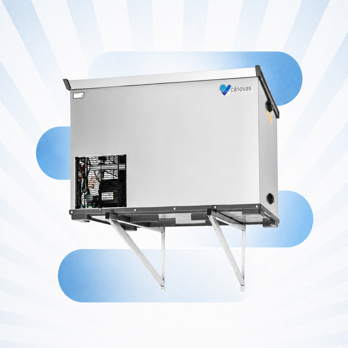Bebedouro Industrial Cânovas LS 180L • INOX • Suspenso