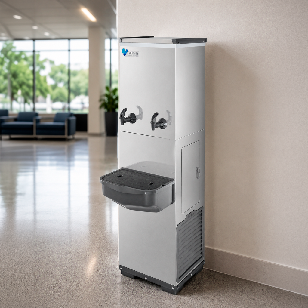 Bebedouro Industrial Cânovas RESIST 50 • INOX • 2 Torneiras
