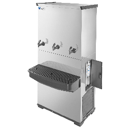 Bebedouro Industrial 100L RESIST em Inox com 3 Torneiras