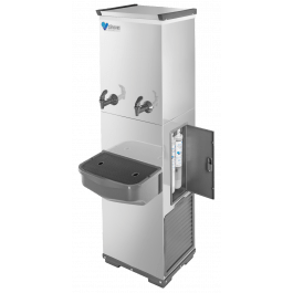 Bebedouro Industrial 50L RESIST em Inox com 2 Torneiras (1 natural)