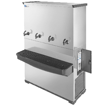 Bebedouro Industrial 200L RESIST em Inox com 4 Torneiras (1 natural)