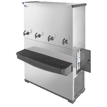 Bebedouro Industrial 200L RESIST em Inox com 4 Torneiras